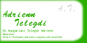 adrienn telegdi business card